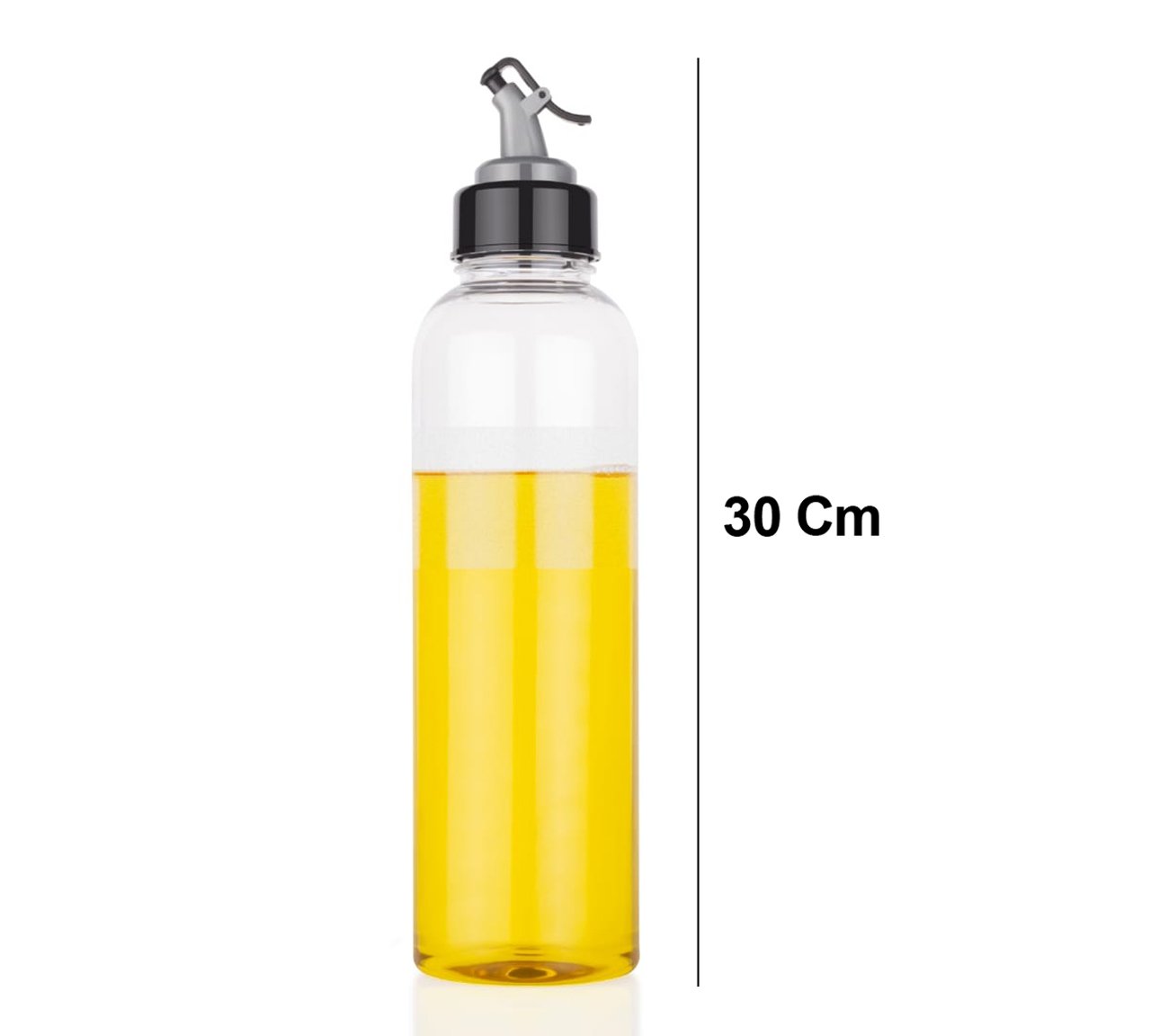 2346 Oil Dispenser Transparent Plastic Oil Bottle   1 Liter 2346 Oil Dispenser Transparent Plastic Oil Bottle   1 Liter